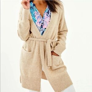 Lilly Pulitzer Macarthy Long Cardigan with Belt